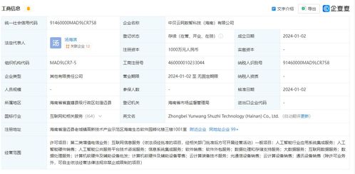 中貝通信在海南成立數(shù)智科技公司，拓展AI業(yè)務與信息系統(tǒng)集成服務
